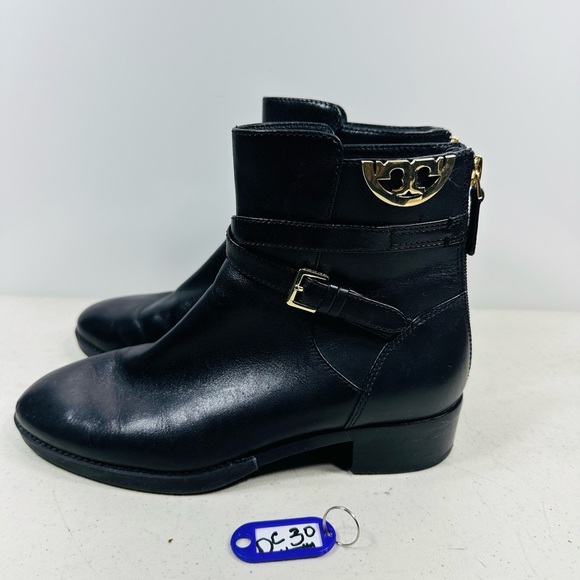 Tory Burch Everly Flat Boot Perfect Black 6 M